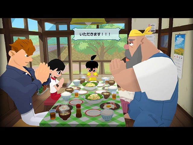 みんなで朝食