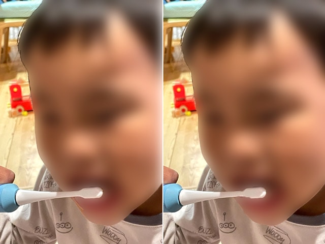 子どもの小さな口にも入れやすい！
