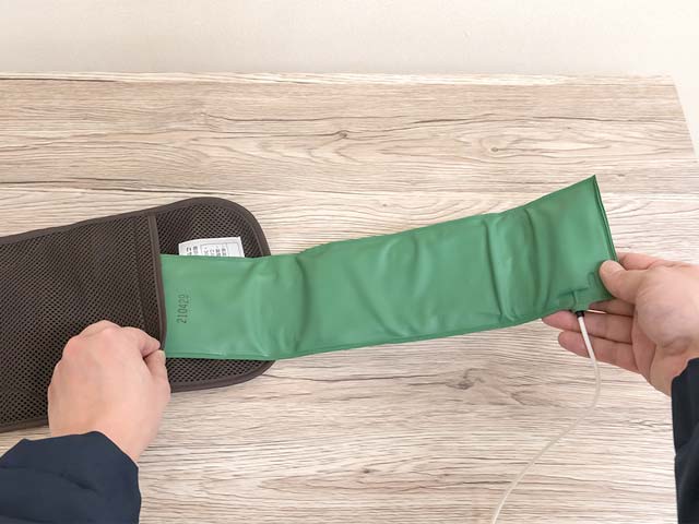 パッドヒーターを取り出す