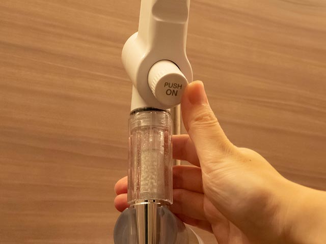 一時止水スイッチ搭載
