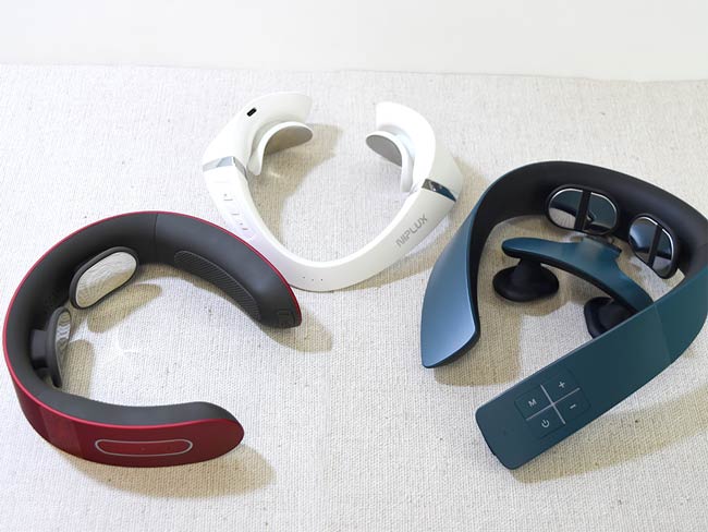 首から肩がお疲れの方に。ニップラックスの首元専用EMS機器 3