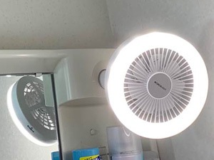 ドウシシャ ファン一体型LEDライト DSLS60-NWH