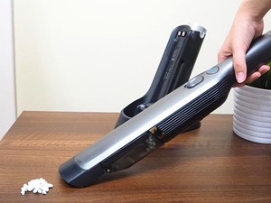 シャーク 紙パックレス式ハンディクリーナー<br>充電式 グレイ WV251J(W30)