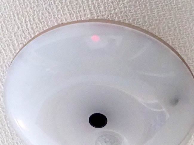 セット後は赤→緑ランプ点滅になります