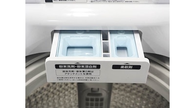 洗剤トレイの掃除をする