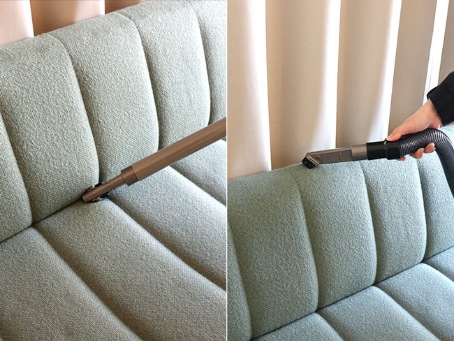 ブラシ付き2way隙間ノズルで隙間掃除♪