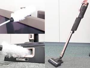アイリスオーヤマ 紙パック式スティッククリーナー<br>充電式 自走パワーブラシタイプ<br>ブラウンピンク KIC-SLDCP6