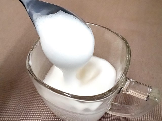 ほわほわで濃密な泡！