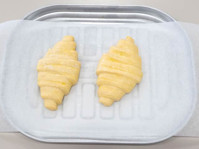 冷凍クロワッサン生地を焼いてみよう
