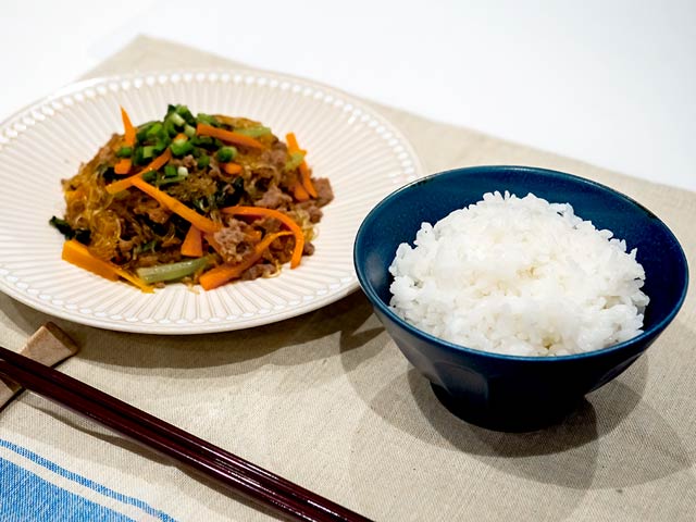 味の濃いおかずとの相性も最高でした