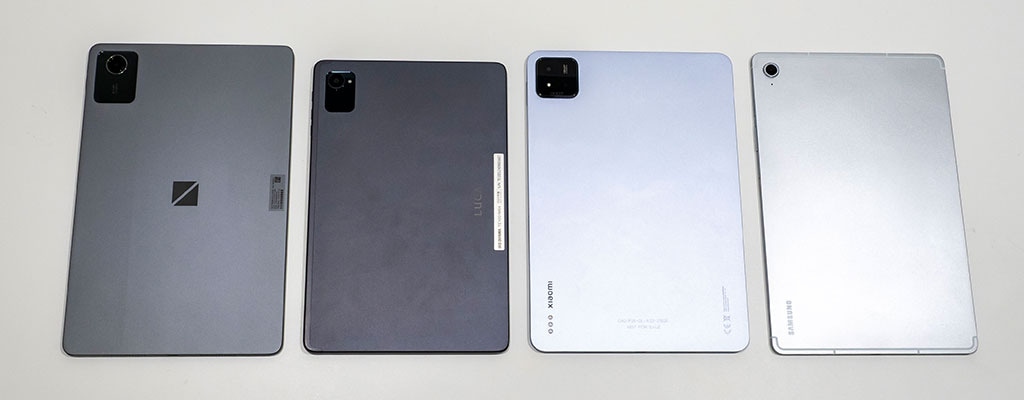 4社のAndroidタブレット