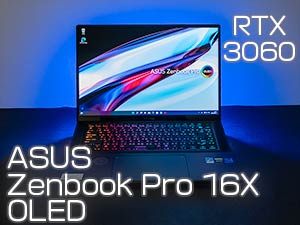 ASUSiGCX[Xj@16.0^ m[gp\R ASUS Zenbook Pro 16X OLED UX7602ZMiCore i7/ 32GB/ 1TB SSD/ GeForce RTX 3060/ WPS OfficejebNubN@UX7602ZM-ME137X