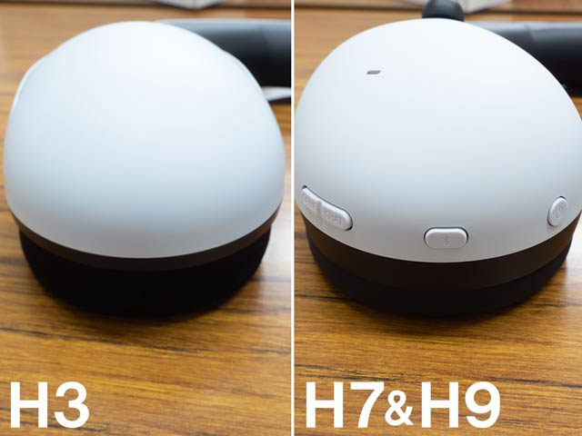 R側。H7とH9はGame/Chat・ペアリング・電源ボタンが配置