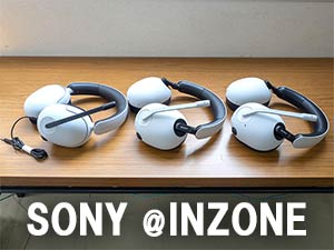 SONYi\j[j@INZONE H3 Q[~OwbhZbg@MDR-G300-WZ