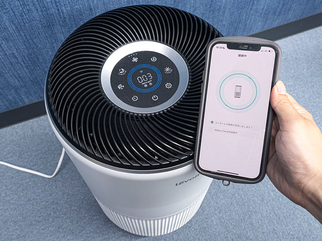 スマホと連携して操作が行えます