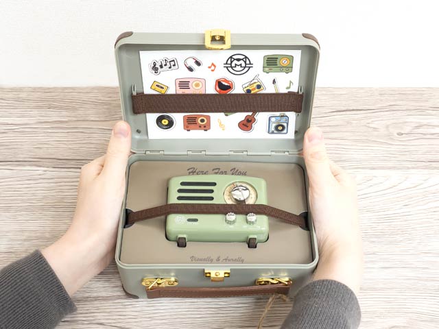 レトロポップなかわいいBluetoothスピーカー！MUZEN OTR METAL