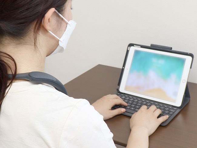 長時間使っても疲れないのがうれしい!