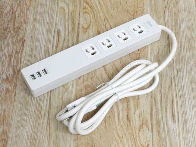USB充電ポート付きタップ TAP-F37U-2