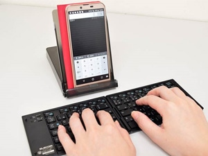 エレコム ワイヤレスBluetoothキーボード TK-FLP01BK