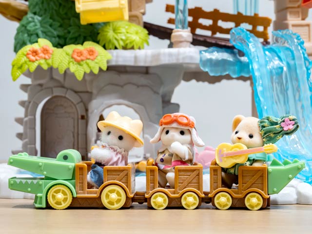 「ワニトレイン」にみんな乗れました!