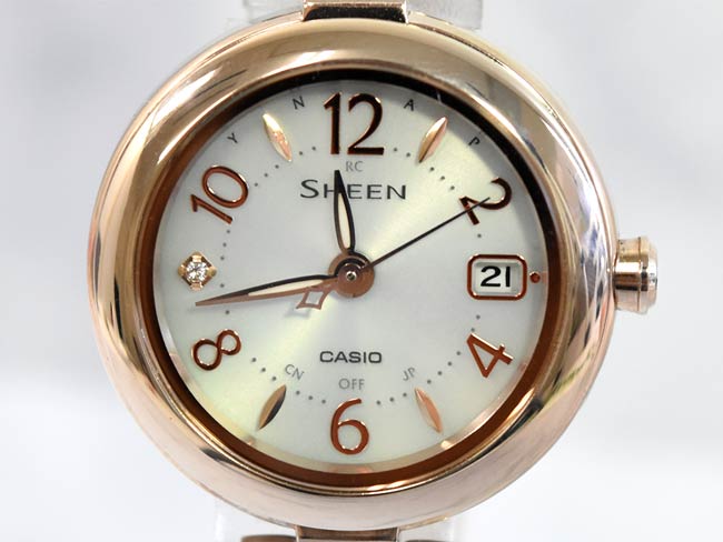 カシオ SHEEN Radio Controlled Model チタンシリーズ ソーラー電波 SHW-7100TCG-7AJF