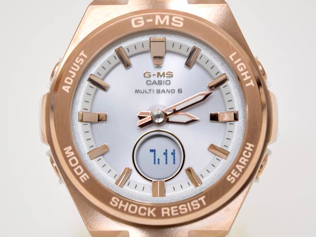 カシオ BABY-G G-MS MULTI BAND 6 ソーラー電波時計 レディースタイプ MSG-W200G-7AJF