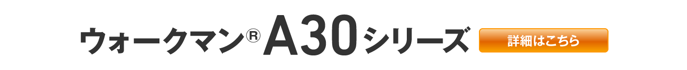 ウォークマン®A30シリーズ【詳細はこちら】