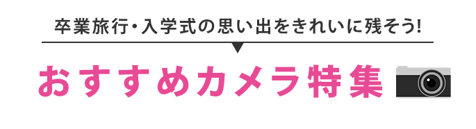 卒業式・入学式に持って行きたい　デジカメ・ビデオカメラ特集