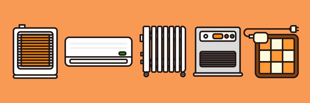 電気ストーブはスポット暖房に最適