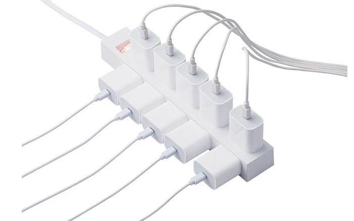 差込口:差込口の数は、使用する電気製品の数の+2 を目安に