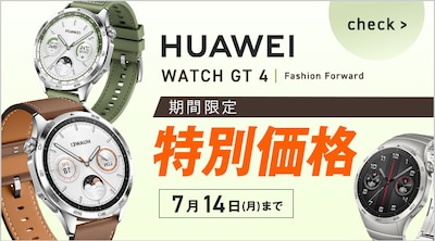 【期間限定】HUAWEI GT4 特別価格