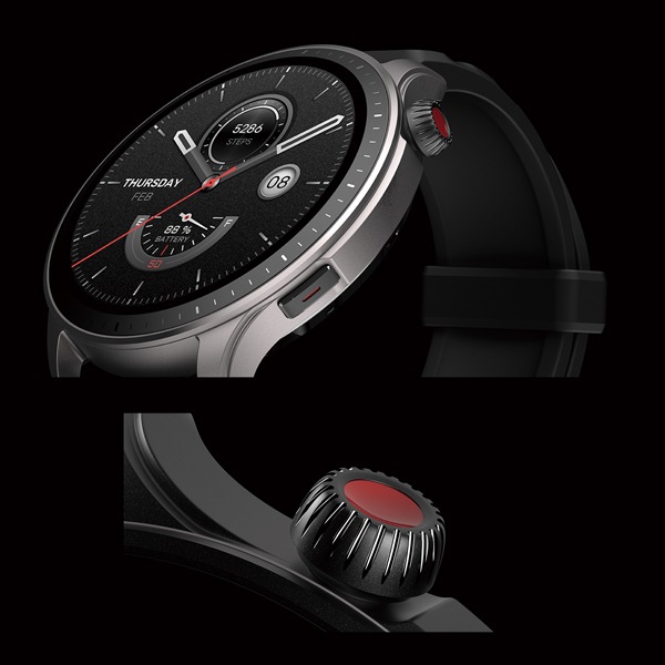 Amazfit GTR4 ヴィンテージブラウンレザー スマートウォッチ | Joshin