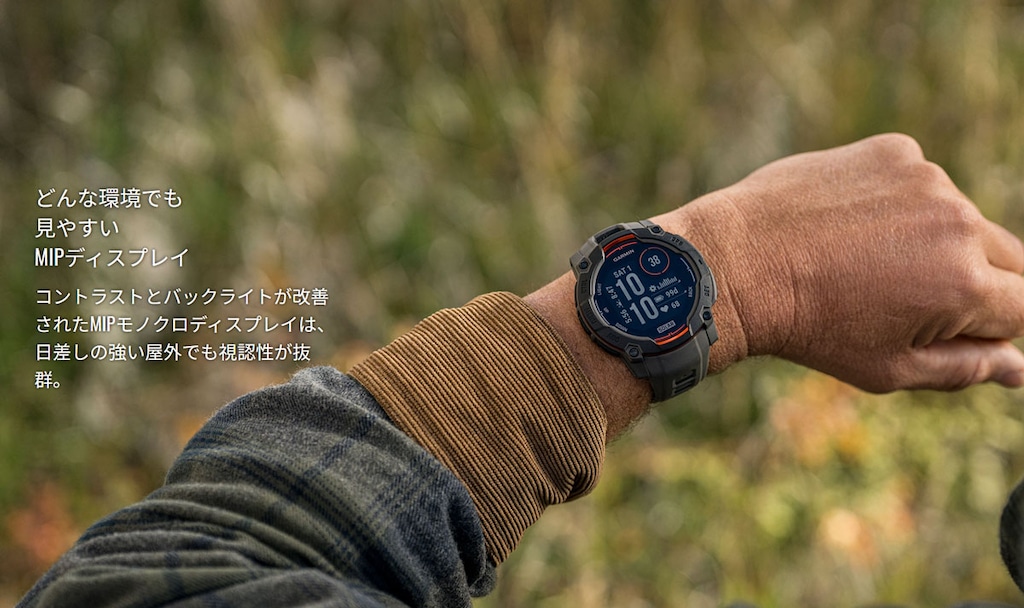 Instinct 3 Dual Power 50mm Black / Charcoal【Suica対応