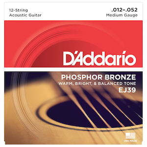 �_�_���I�b�A�R�[�X�e�B�b�N�M�^�[���i12-String / Medium .012-.030�j�bEJ39