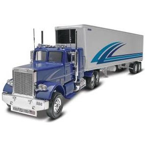 COSTCO トレーラー模型 ホワイト プラッツ/ケンクラフト 1/50 16輪 中低床重量物運搬用トレーラー