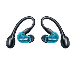 シュア｜完全ワイヤレス Bluetoothイヤホン(トランスルーセントブルー・スペシャルエディション)｜SE21DYBL+TW2A