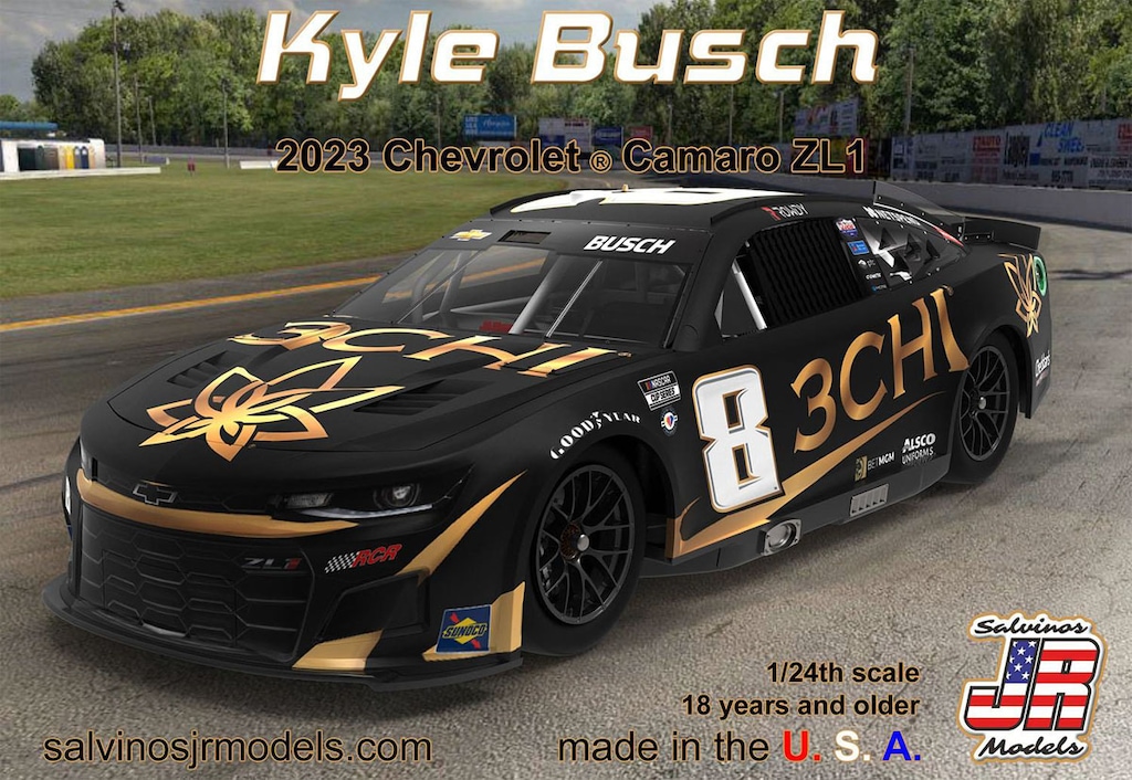 プラモデル　1/24 ”カイル・ブッシュ” 3CHI シボレー カマロ NASCAR 2023 #8 [RCC2023KBP] 1/24 ”カイル・ブッシュ” #8 3CHI シボレー カマロ NASCAR 2023