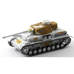 【再生産】1/72 WW.II ドイツIV号戦車G型 1943年ハリコフ 第3SS装甲擲弾兵トーテンコップ師団第7装甲連隊 701号車 完成品【DRR60700】
