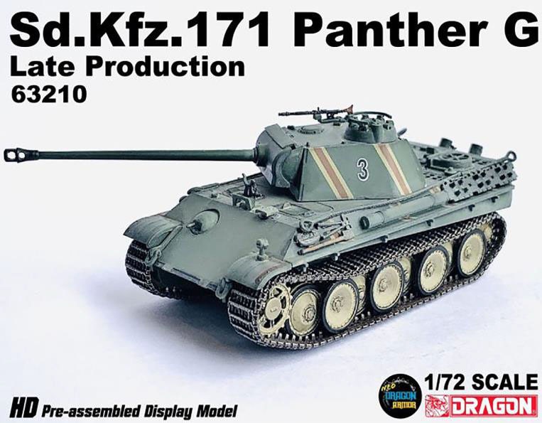 1/72 WW.II ドイツ軍 Sd.Kfz.171 パンターG 後期生産型 砲塔番号