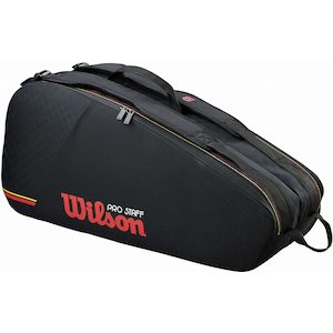 Wilson (�E�C���\��)�b�e�j�X PRO STAFF CLASSIC 6PK RACKET BAG �i�u���b�N�j�bWR80518010
