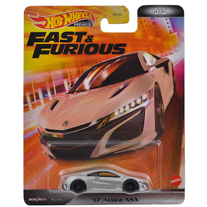 ホットウィール レトロエンターテイメント ワイルド・スピード '17 アキュラ NSX【HCP30】【在庫処分】