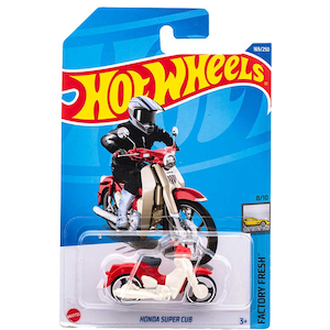 ホットウィール ベーシックカー ホンダ スーパー カブ【HHF69】【在庫処分】
