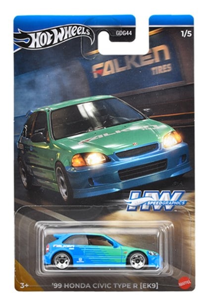 ホットウィール 99 ホンダ シビック タイプR (EK9)【HRT09