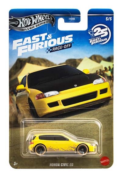 ホットウィールワイルドスピード　シビックEG 5台セット ホットウィール ワイルド・スピード テーマ アソート ホンダ シビック
