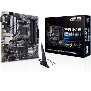 ASUS｜エイスース｜PRIME B550M-A WIFI II AMD Ryzen 5000シリーズ AM4 対応 B550 搭載  mATX マザーボード【国内正規品】｜PRIME/B550M-A/WIFI/2