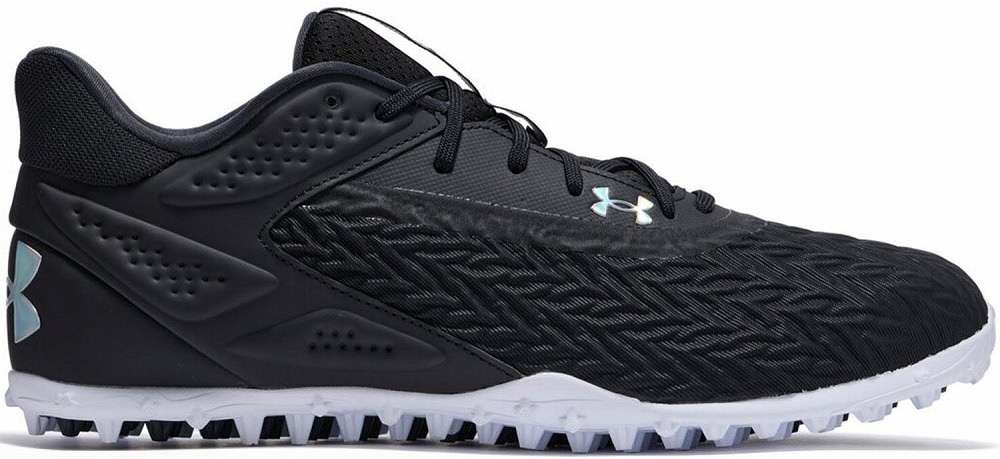 野球 トレーニングシューズ UAヤード ターフ3.0（Black/Black