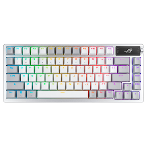 ASUS�i�G�C�X�[�X�j�bASUS ROG Azoth �Q�[�~���O�J�X�^���L�[�{�[�h �p��z��i���F�E�X�m�[���j�bROGAZOTHNXSWUSPBTW