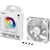 ASUS｜エイスース｜ARGB ケースファン TUF Gaming TR120 ARGB Fan 120mm（ホワイト）｜TUFGTR120ARGBWHITE