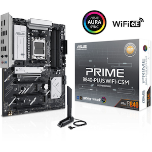 ASUS｜エイスース｜ASUS PRIME B840-PLUS WIFI-CSM Socket AM5対応 AMD B840 チップセット搭載ATX マザーボード【国内正規品】｜PRIME B840-PLUS WIFI-CSM