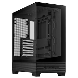 ASUS｜エイスース｜ピラーレス構造のミドルタワー PCケース ASUS A31 Case（ブラック）｜ASUS/A31/BK
